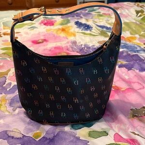 Dooney & Bourke Black Multicolor Hobo Bag
